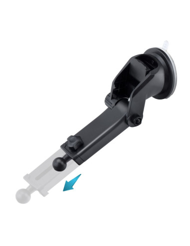 FORCELL support avec charge a induction automatique + adapt. magnétique HS1 Qi 15W argent