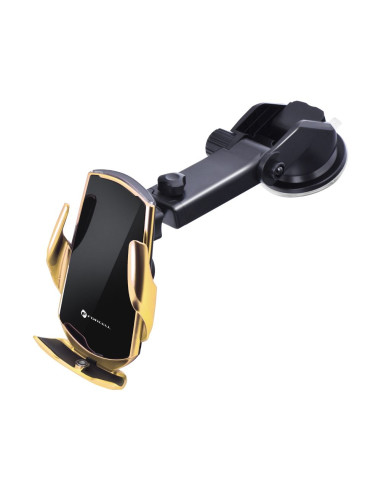 FORCELL support avec charge inductive automatique + adapt. magnétique HS1 Qi 15W or