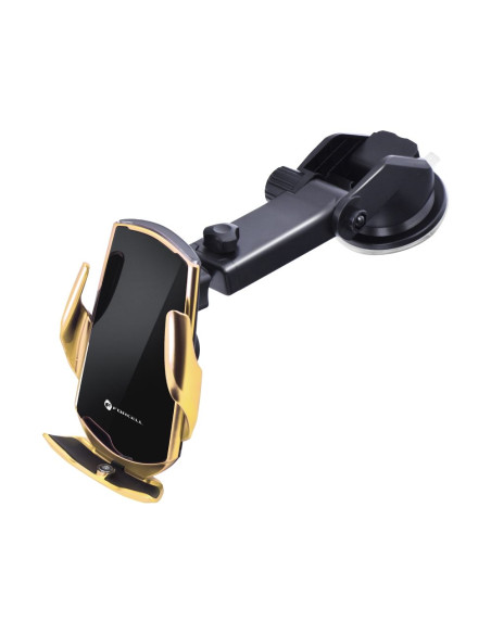 FORCELL support avec charge inductive automatique + adapt. magnétique HS1 Qi 15W or