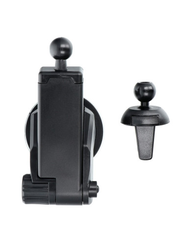 FORCELL support avec charge inductive automatique + adapt. magnétique HS1 Qi 15W or