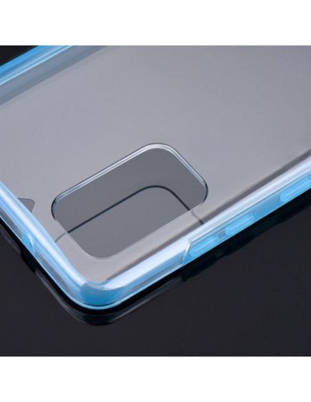 Coque 360 Full Cover PC + TPU pour SAMSUNG S21 BLEU