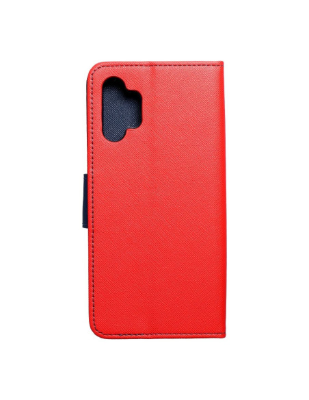 Etui Fancy Book pour SAMSUNG A32 5G rouge / bleu marine