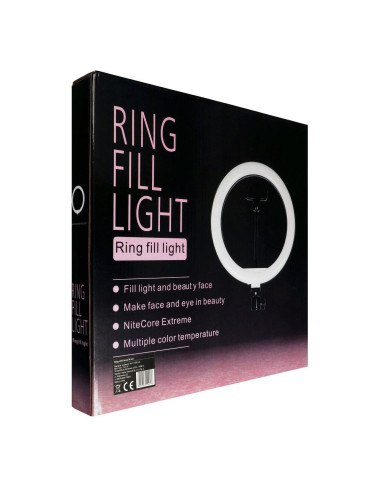 Lampe LED Ring Stream RGB 10 pouces avec support pour le telephone