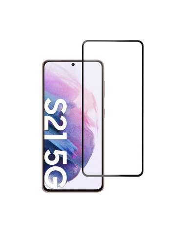 VERRE TREMPE Blue Star 5D - SAM Galaxy S21 Plus (full glue/petite taille) NOIR