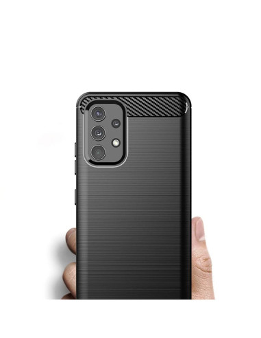 COQUE FORCELL- CARBON pour SAMSUNG Galaxy A32 5G NOIR