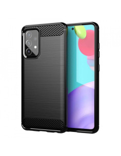 COQUE FORCELL- CARBON pour SAMSUNG Galaxy A52 5G / A52 LTE ( 4G ) / A52S NOIR