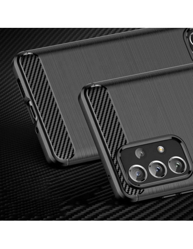 COQUE FORCELL- CARBON pour SAMSUNG Galaxy A72 LTE ( 4G ) / A72 5G NOIR