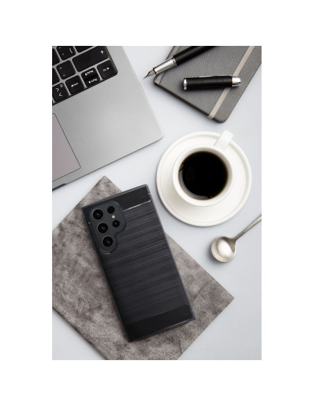 COQUE FORCELL- CARBON pour SAMSUNG Galaxy A72 LTE ( 4G ) / A72 5G NOIR