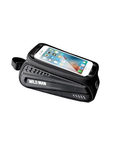 Support vélo / sacoche avec fermeture éclair WILDMAN ES3 1L 4 "- 7"