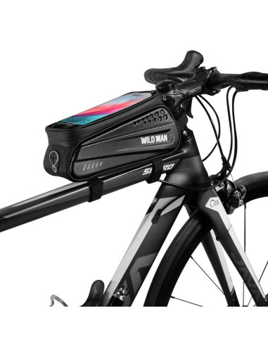 Support vélo / sacoche avec fermeture éclair WILDMAN ES3 1L 4 "- 7"