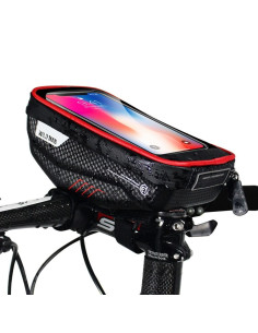 Support vélo / sacoche sur guidon a fermeture éclaire WILDMAN E1 1L 4" - 7"