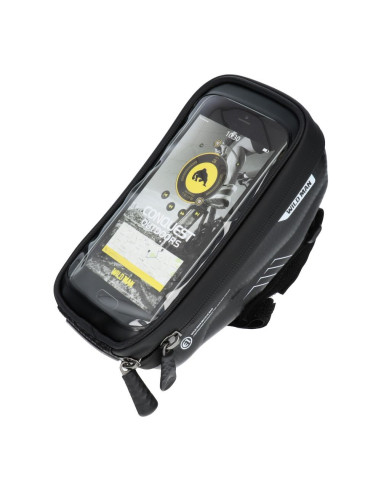 Support vélo / sacoche sur guidon a fermeture éclaire WILDMAN E1 1L 4" - 7"