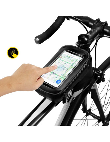 Support vélo / sacoche a fermeture éclaire WILDMAN E2 1L 4" - 7"