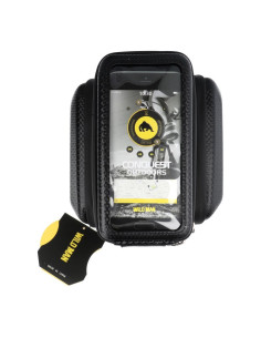 Support vélo / sacoche avec fermeture éclaire WILDMAN E6S 1,2L 4 "- 7" 2