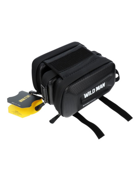 Support vélo / sacoche avec fermeture éclaire WILDMAN E6S 1,2L 4 "- 7"