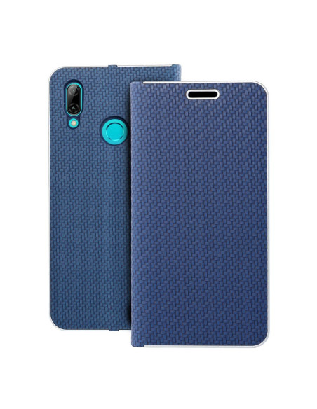 Etui LUNA Carbon pour HUAWEI P Smart 2019 blue