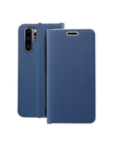 Etui LUNA Carbon pour HUAWEI P30 Pro blue