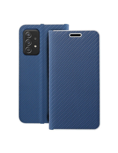 Etui LUNA Carbon pour SAMSUNG A52 5G / A52 LTE ( 4G ) / A52s 5G blue
