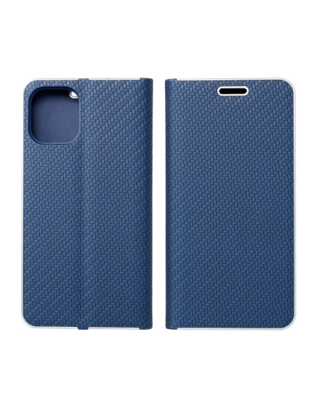 Etui LUNA Carbon pour SAMSUNG A52 5G / A52 LTE ( 4G ) / A52s 5G blue