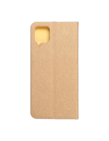 Etui Luna Book pour SAMSUNG A12 / M12 or