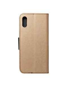 Etui Fancy Book XIAOMI Redmi 9A or/ noir 2