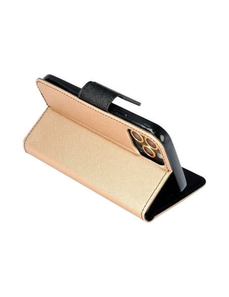 Etui Fancy Book XIAOMI Redmi 9A or/ noir