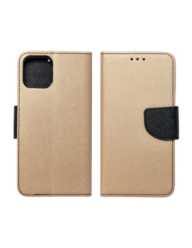 Etui Fancy Book XIAOMI Redmi 9A or/ noir