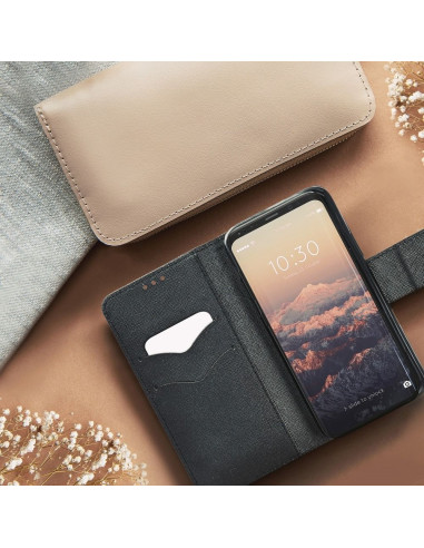 Etui Fancy Book XIAOMI Redmi 9A or/ noir