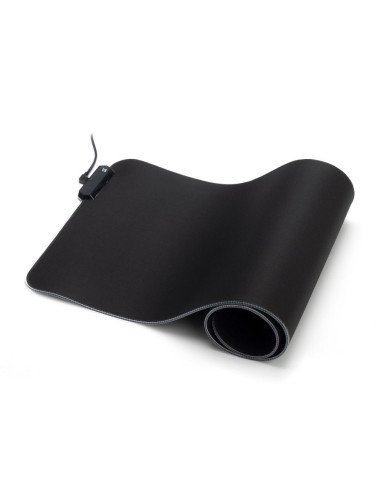 Tapis de souris et souris pour joueurs 800x300x3mm / noir / LED RGB 10 modes