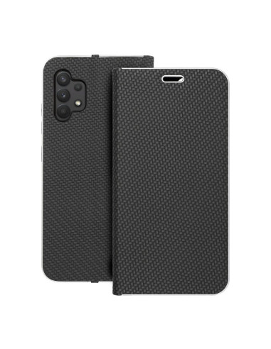 Etui LUNA Carbon pour SAMSUNG A32 LTE ( 4G ) noir