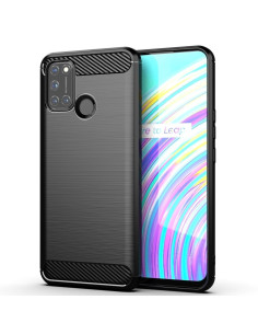 COQUE FORCELL - CARBON pour OPPO A53 2020 NOIR
