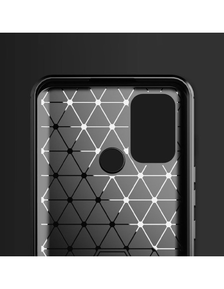 COQUE FORCELL - CARBON pour OPPO A53 2020 NOIR