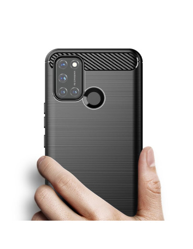 COQUE FORCELL - CARBON pour OPPO A53 2020 NOIR