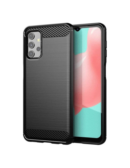 COQUE FORCELL- CARBON pour SAMSUNG Galaxy A32 LTE ( 4G ) NOIR