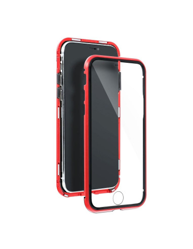 Coque Magneto 360 pour Samsung S21 PLUS rouge