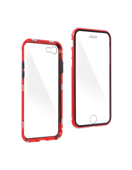 Coque Magneto 360 pour Samsung S21 PLUS rouge