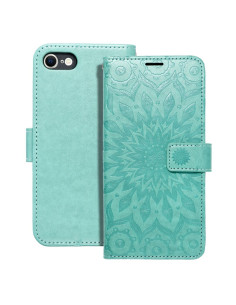 Etui MEZZO Book pour IPHONE 7 / 8 / SE 2020 / SE 2022 mandala vert