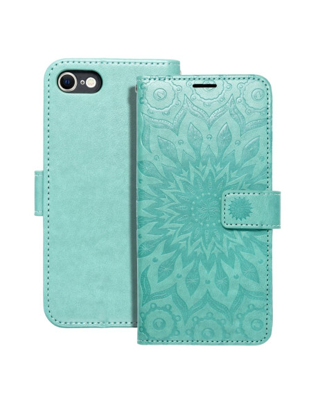 Etui MEZZO Book pour IPHONE 7 / 8 / SE 2020 / SE 2022 mandala vert