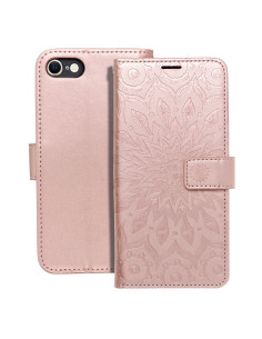 Etui MEZZO Book pour IPHONE 7 / 8 / SE 2020 / SE 2022 mandala or rose