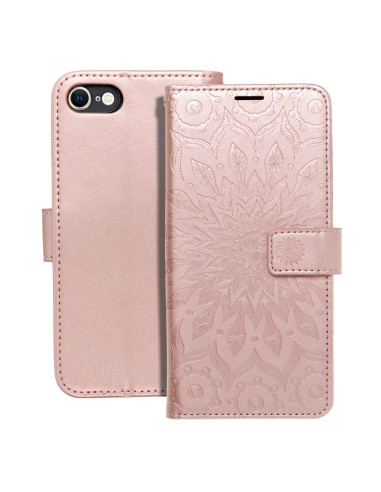 Etui MEZZO Book pour IPHONE 7 / 8 / SE 2020 / SE 2022 mandala or rose