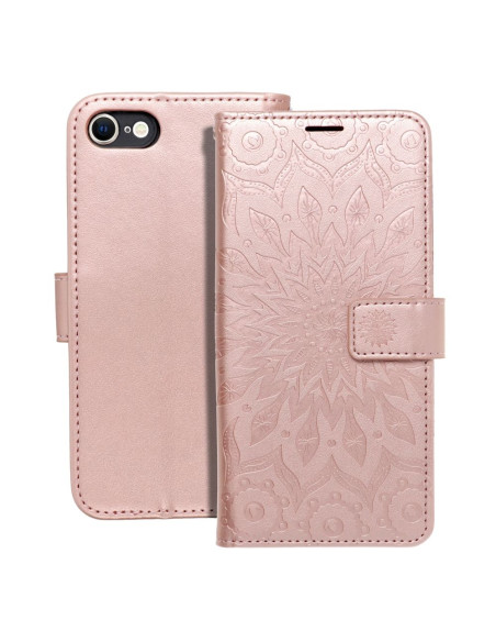 Etui MEZZO Book pour IPHONE 7 / 8 / SE 2020 / SE 2022 mandala or rose