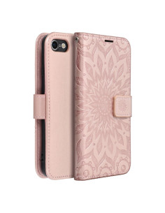 Etui MEZZO Book pour IPHONE 7 / 8 / SE 2020 / SE 2022 mandala or rose 2