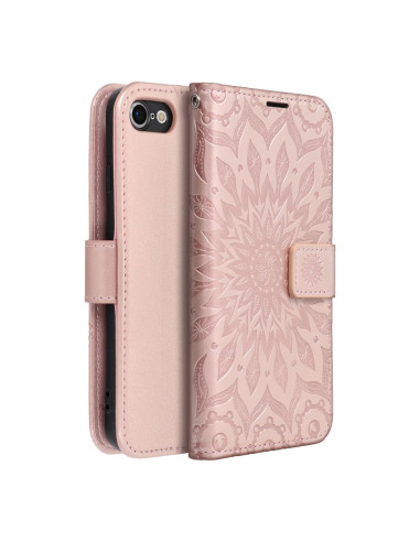 Etui MEZZO Book pour IPHONE 7 / 8 / SE 2020 / SE 2022 mandala or rose