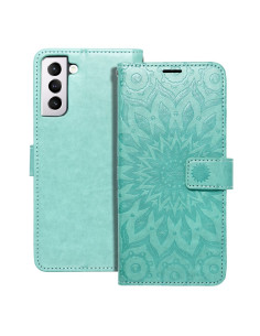 Etui MEZZO Book pour SAMSUNG A12 / M12 mandala vert