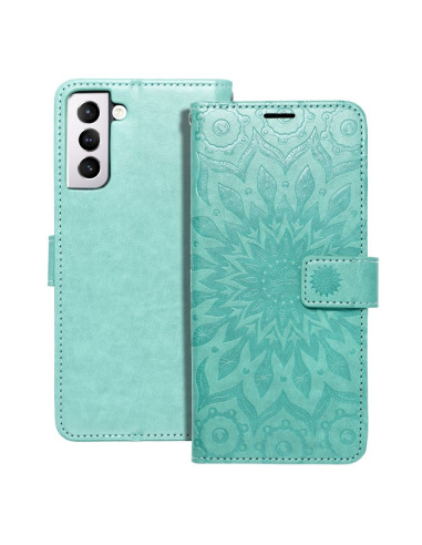 Etui MEZZO Book pour SAMSUNG A12 / M12 mandala vert