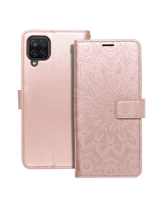 Etui MEZZO Book pour SAMSUNG A12 / M12 mandala or rose
