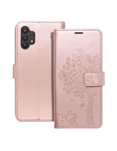 Etui MEZZO Book pour SAMSUNG A32 5G arbre or rose