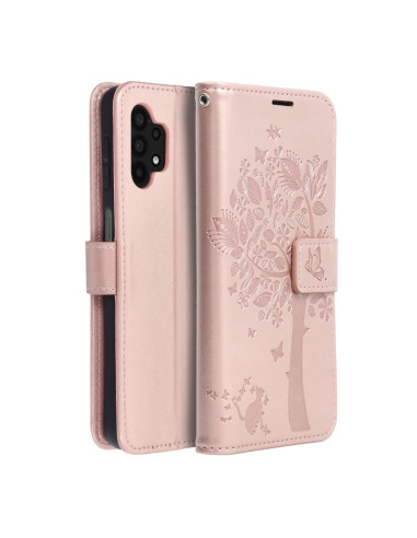 Etui MEZZO Book pour SAMSUNG A32 5G arbre or rose