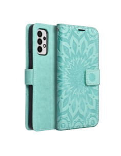 Etui MEZZO Book pour SAMSUNG A32 LTE ( 4G ) mandala vert 2