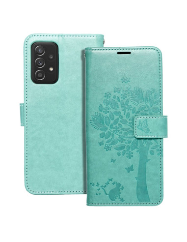 Etui MEZZO Book pour SAMSUNG A52 5G / A52 LTE ( 4G ) / A52s 5G arbre vert